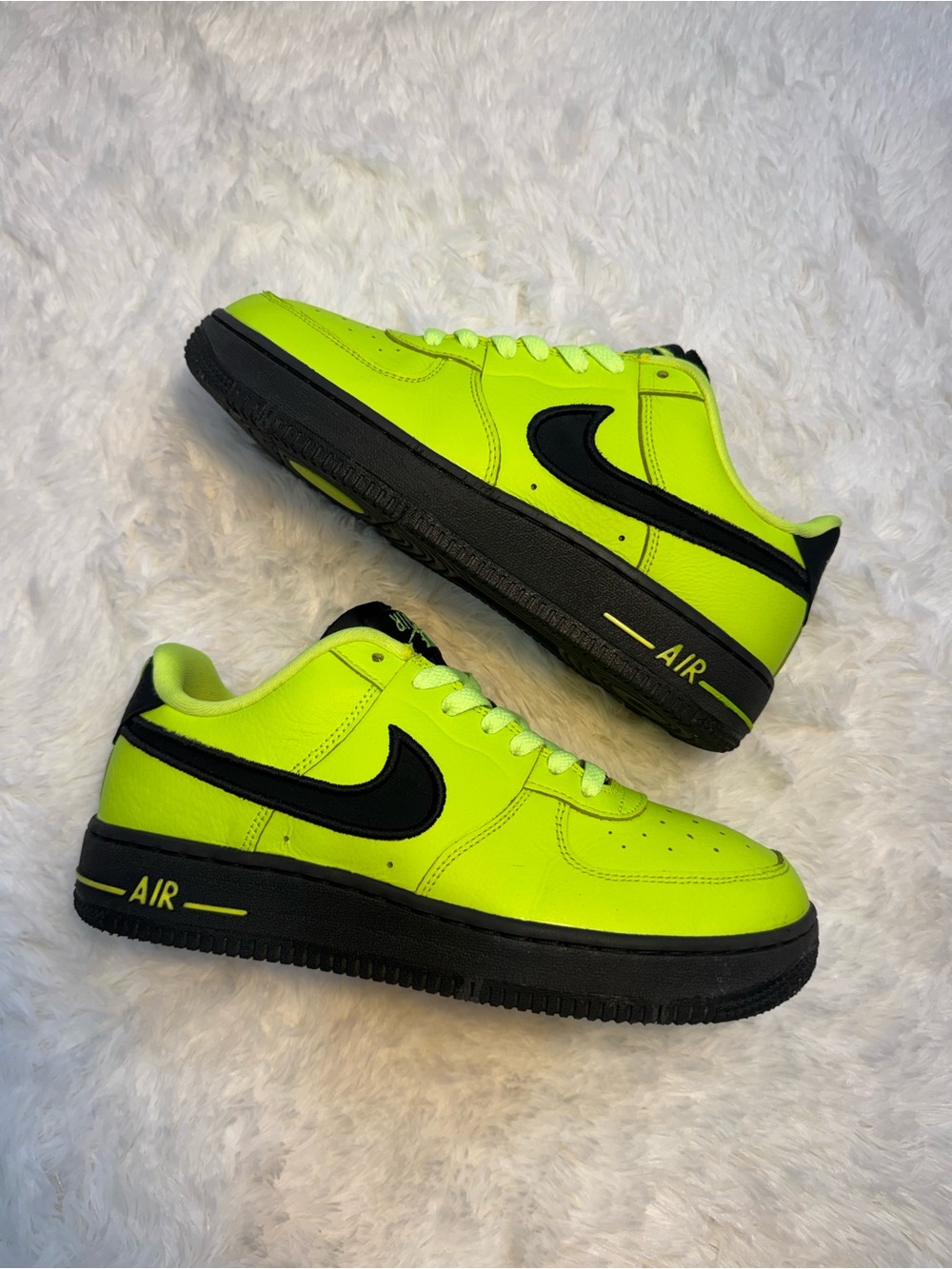 Nike Women’s Air Force 1 Low Dance Volt Sneakers Shoes neon green 8.5 US